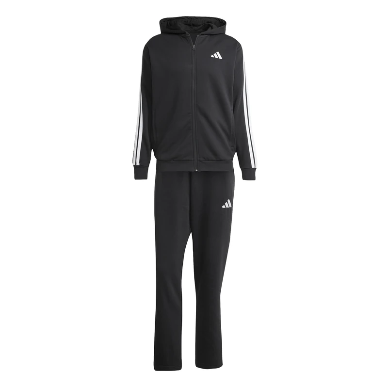 adidas Men's COLORBLOCK HOODED TRACKSUIT, black/white, XXL