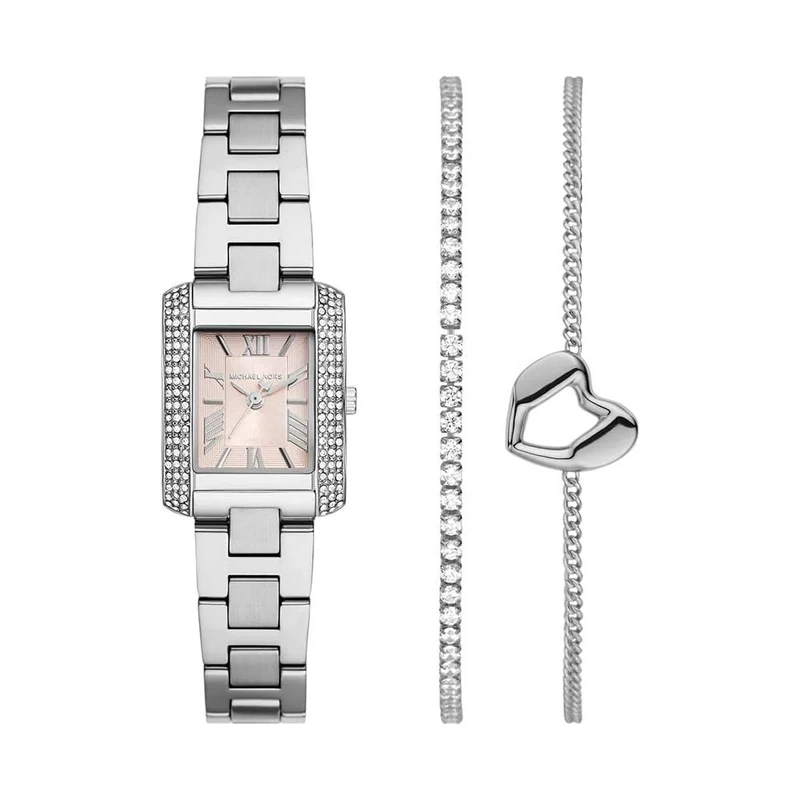 Michael Kors MK7514SET Ladies Emery Watch and Bracelets Gift Set