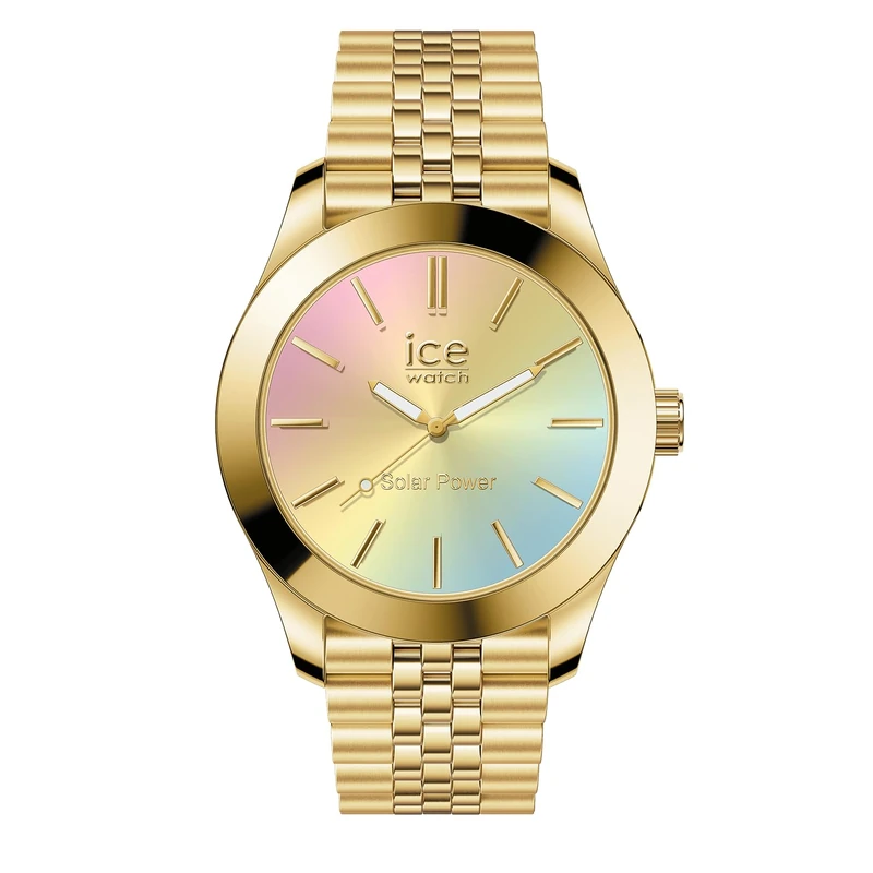 ICE-WATCH - ICE Steel Gold Rainbow - Women's Wristwatch with Metal Strap - 023992 (Small)