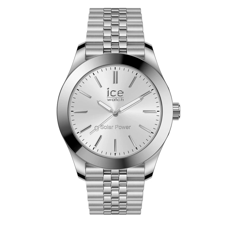 ICE-WATCH - ICE Steel Silver - Men's Wristwatch with Metal Strap - 023797 (Medium)