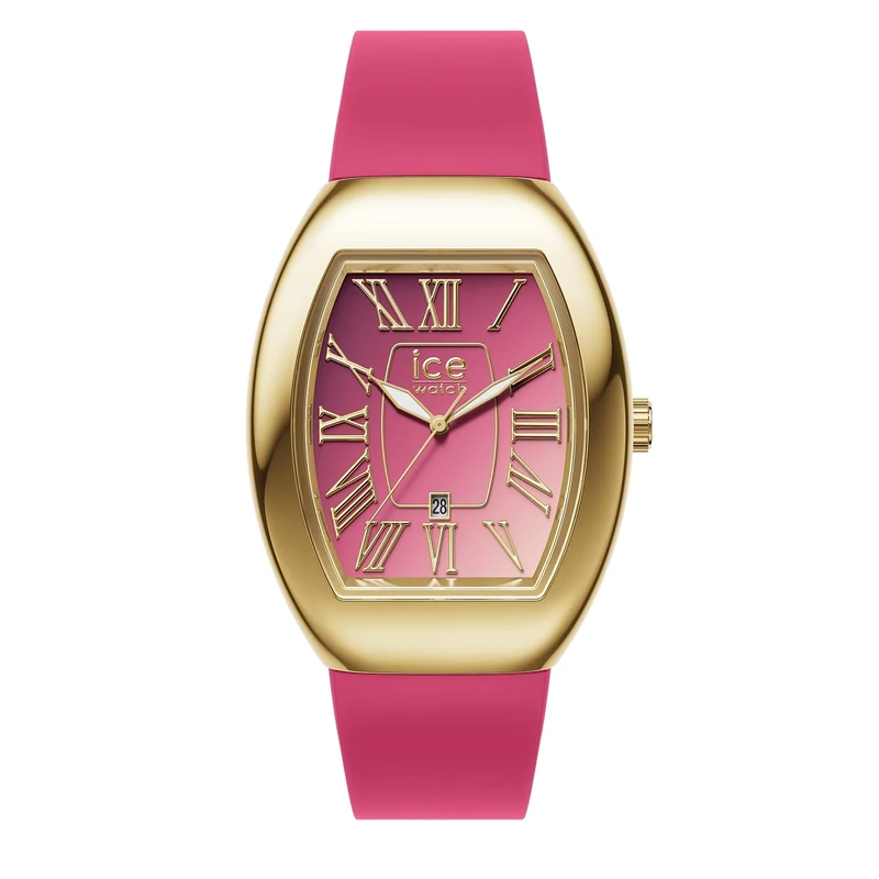 ICE-WATCH - ICE boliday Dome Metal Pink Gold - Women's Wristwatch with Silicon Strap - 024050 (Small)