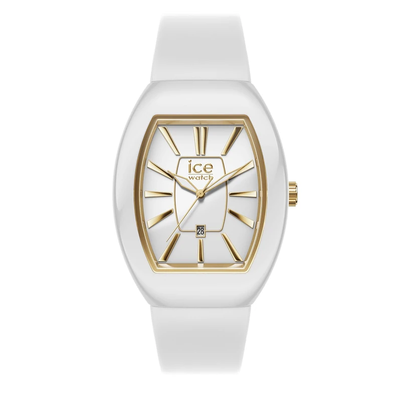 Ice-Watch - ICE boliday Dome White gold - Women's wristwatch with silicon strap - 024034 (Small)