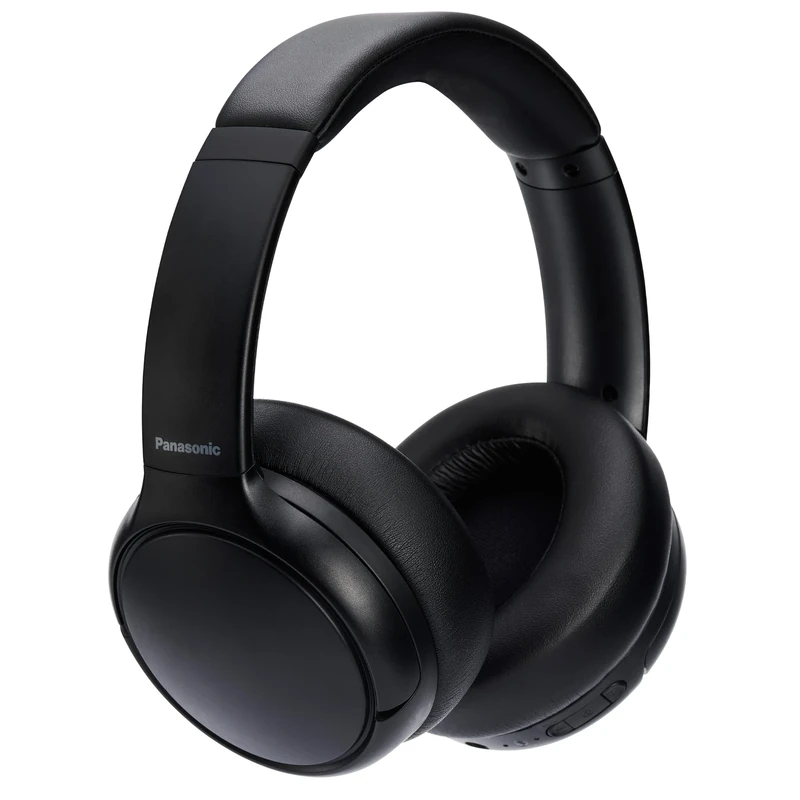 Panasonic M600B, Wireless Headphones with Hybrid ANC, Over-Ear Swivel Design, Bluetooth 5.3, Built-in Mic, Up To 65 Hours Playtime, XBS Deep, USB-C, Black