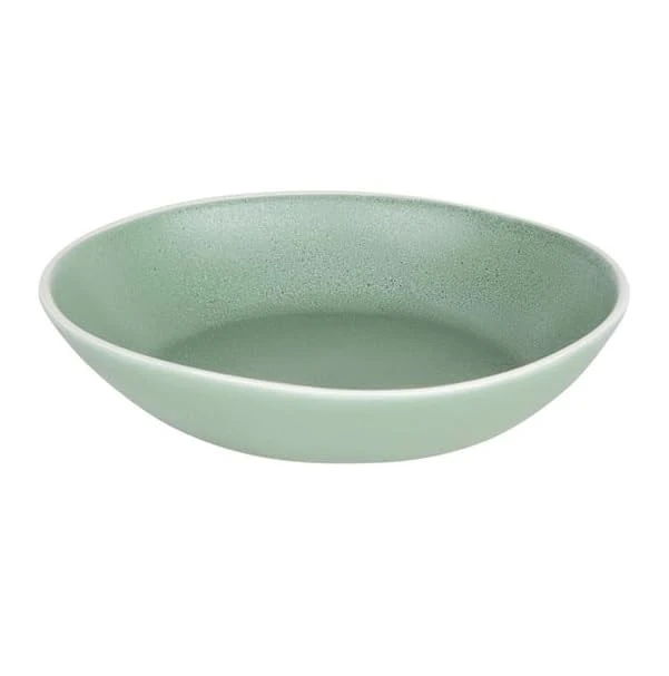 nisbets limited Olympia Chia Green Coupe Bowl 220mm 8.5" Pack of 4 - Ceramic Porcelain Tableware Dinner, Salad Bowl Chip & Crack Resistant CX954