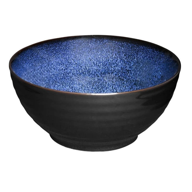 nisbets limited Olympia Luna Midnight Blue Footed Bowl - 205x95mm 8" (Box 4)