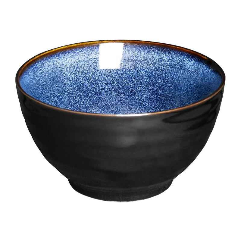 nisbets limited Olympia Luna Midnight Blue Footed Bowl - 150x84mm 6" (Box 6) - Image 1