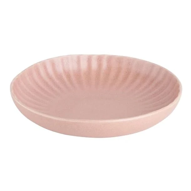 nisbets limited Olympia Corallite Peach Coupe Bowl - 220x50mm (Box 6)
