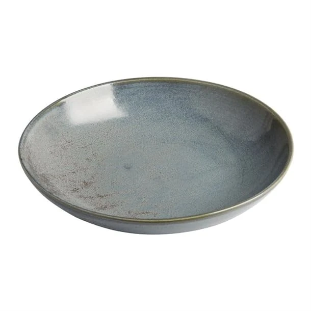 nisbets limited Olympia Ember Blue Low Coupe Bowl - 230x47mm 9" (Box 4)