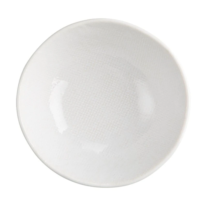 nisbets limited Olympia Denim White Coupe Bowl - 160x60mm 6" (Box 6)