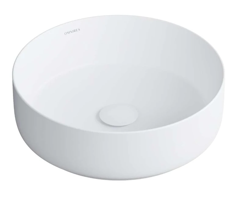 Omnires Bathroom Sink Tulsa - White matt - TULSA355BM