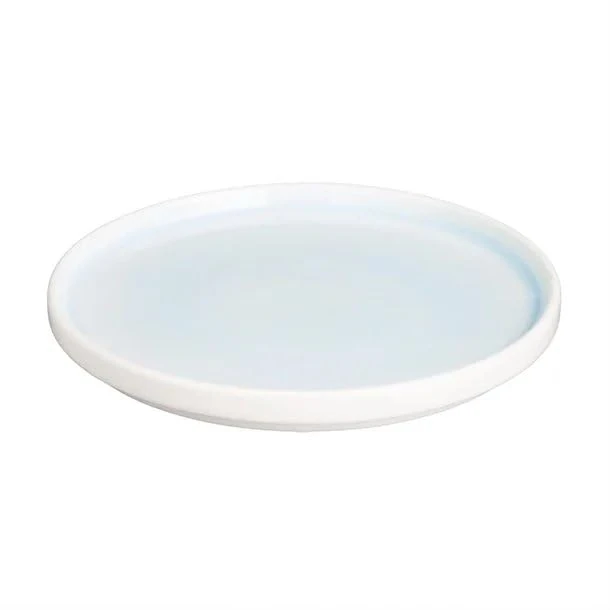 nisbets limited Olympia Fondant Plate Aqua - 215mm 8 1/2" (Box 6)