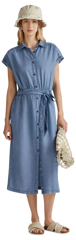 United Colors of Benetton Dress, Blue, XL