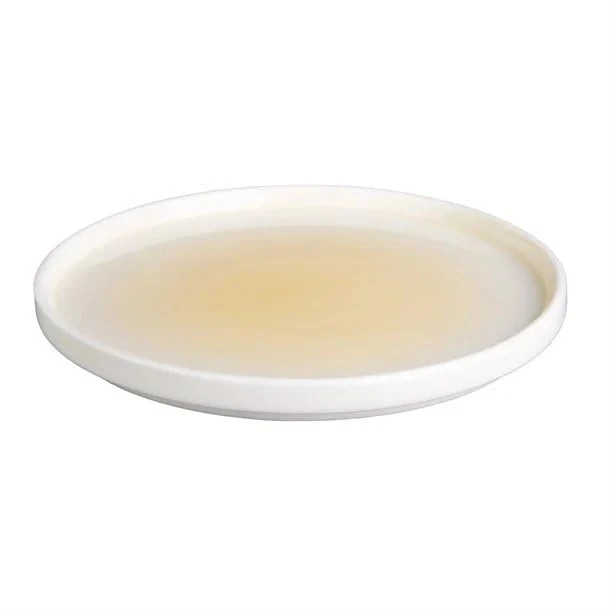 nisbets limited Olympia Fondant Plate Lemon - 215mm 8 1/2" (Box 6)