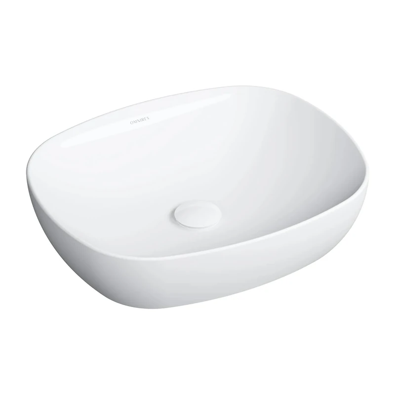 Omnires Bathroom Sink Portland - White Gloss - PORTLAND475BP