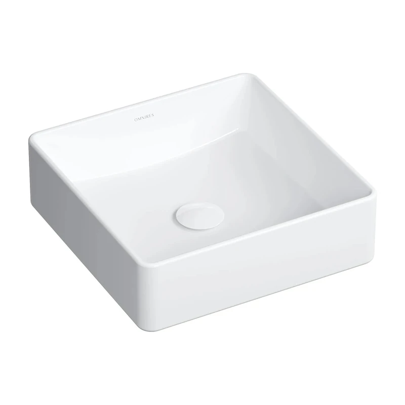 Omnires Bathroom Sink Pasadena - White Gloss - PASADENA360BP