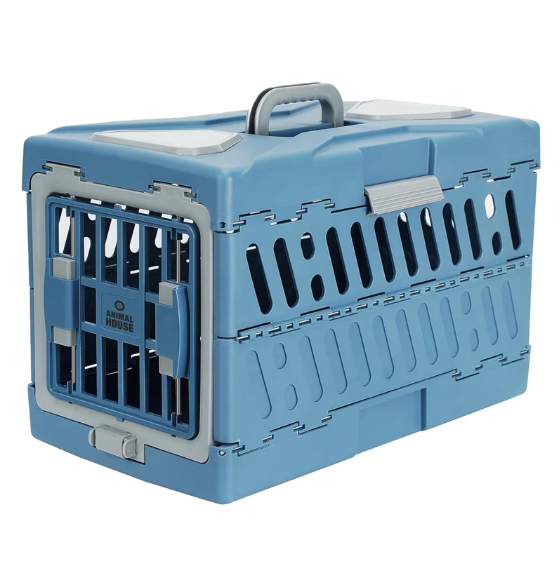 Animal House - Portable Pet Carrier, Ideal for Travel, Easy to Fold, Supports up to 11 kg 56 x 33 x 37 cm