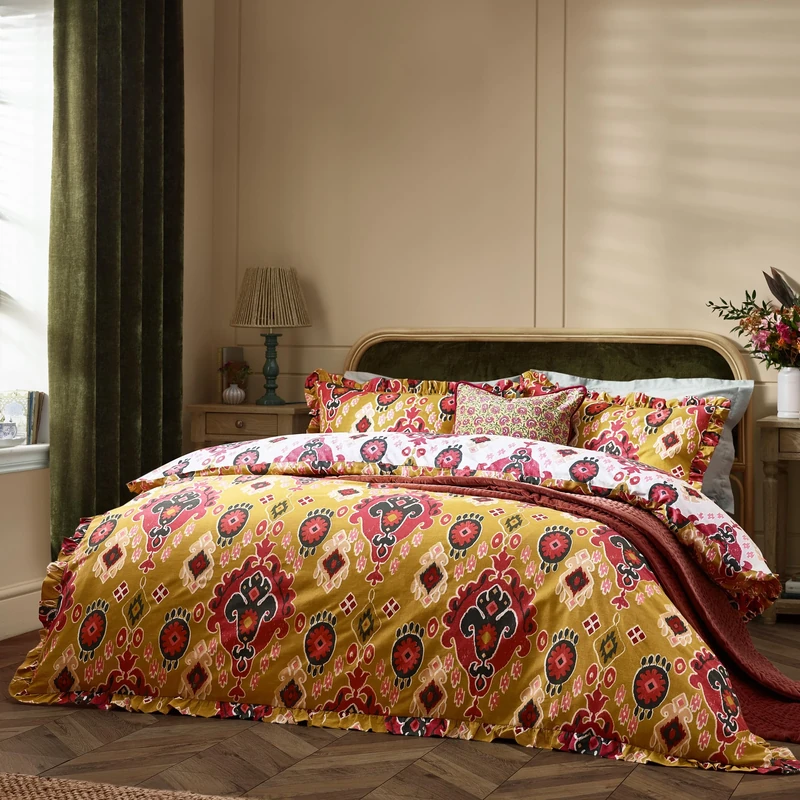 Paoletti Dawson Ikat Duvet Cover Set