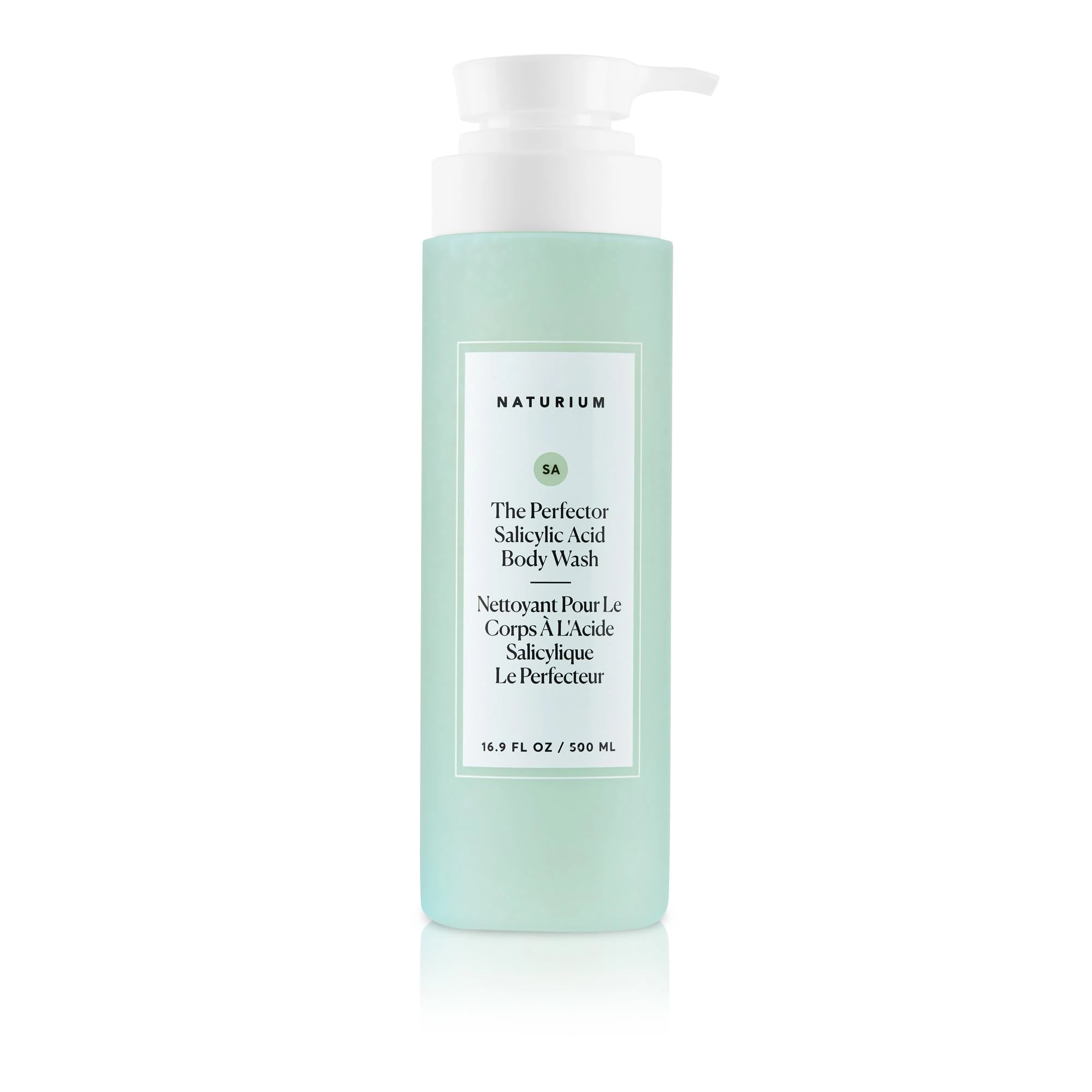 Naturium The Perfector Salicylic Acid Body Wash, Gentle & Smoothing Cleanser | 16.9 FL OZ / 500 ML