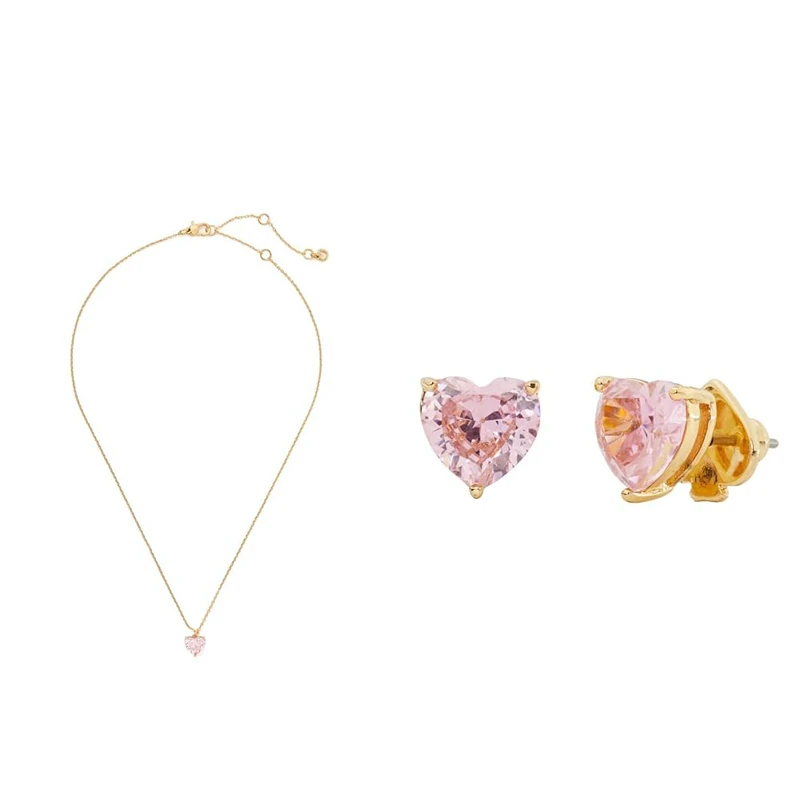 Kate Spade New York My Love Pendant & Studs, Rose
