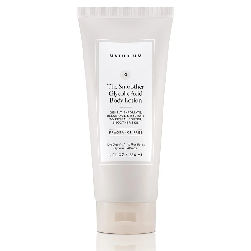 Naturium The Smoother Glycolic Acid Body Lotion, Resurfacing & Exfoliating Treatment, with 10% Glycolic Acid | 16.9 FL OZ / 500 ML
