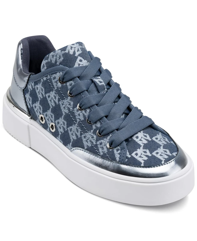 DKNY Women's Bradley Lace Up Trainers, Celeste, 5 UK