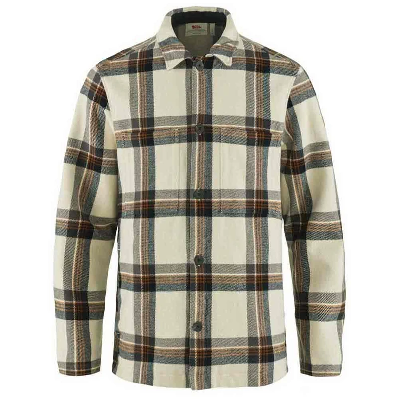 Fjallraven Singi Flannel Overshirt M T-Shirt - Chalk White