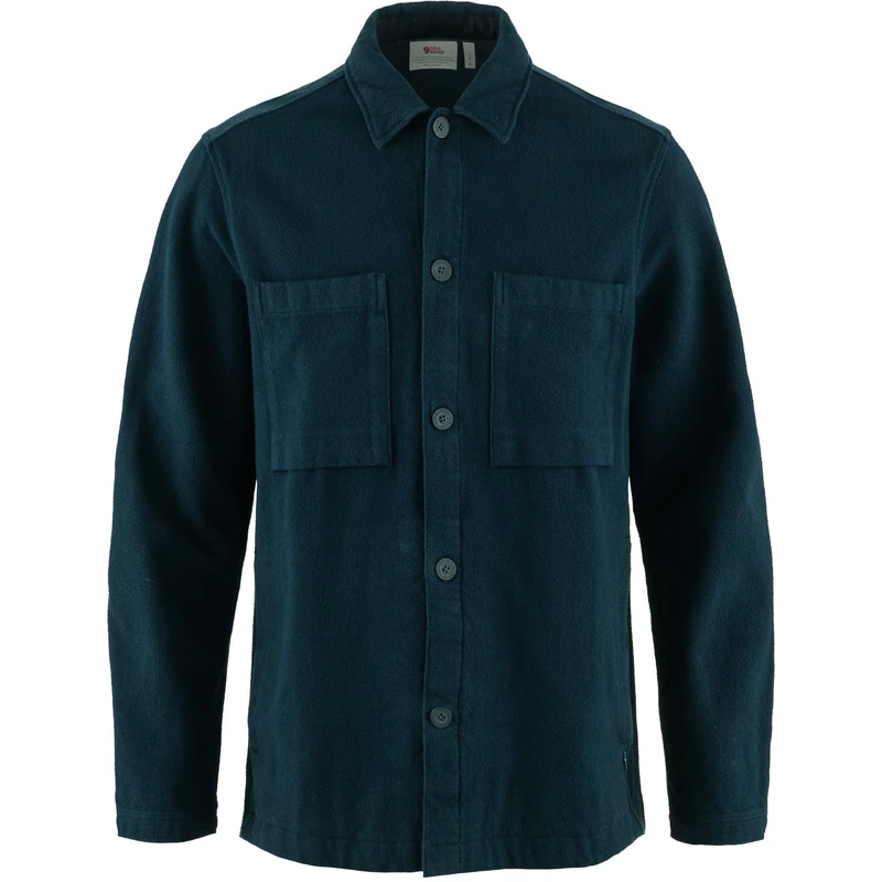 FJALLRAVEN 12600226-555 Singi Flannel Overshirt M T-Shirt Men's Dark Navy Size M