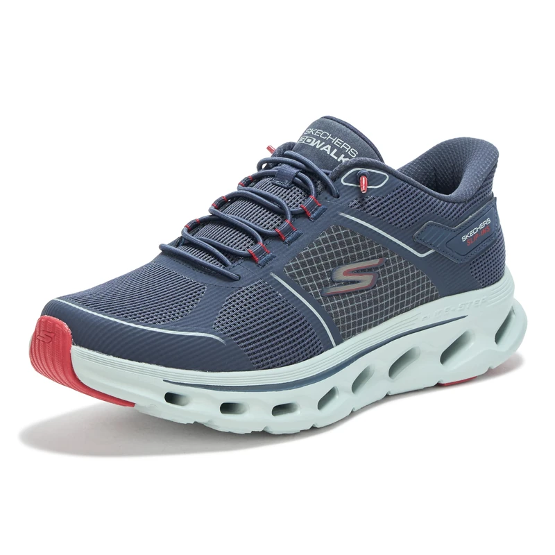Skechers Men's Go Walk Glide Step 2.0 Zalor Hands Free Slip-ins Sneaker, Black, 7.5 UK