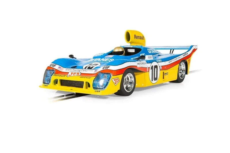 Scalextric Cars - C4444 Mirage GR8-2nd Lemans 1977 - Toy Slot Car for use Race Tracks or Set - Small Kids Gift Ideas for Boy/Girl Ages 3 Accessories, Blue/Yellow