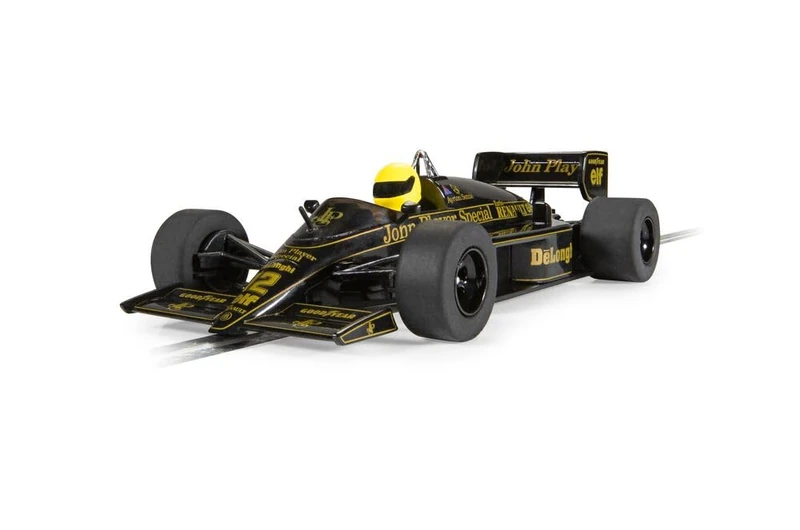 Scalextric C4529 Lotus 98T Ayrton Senna Slot Car - Black