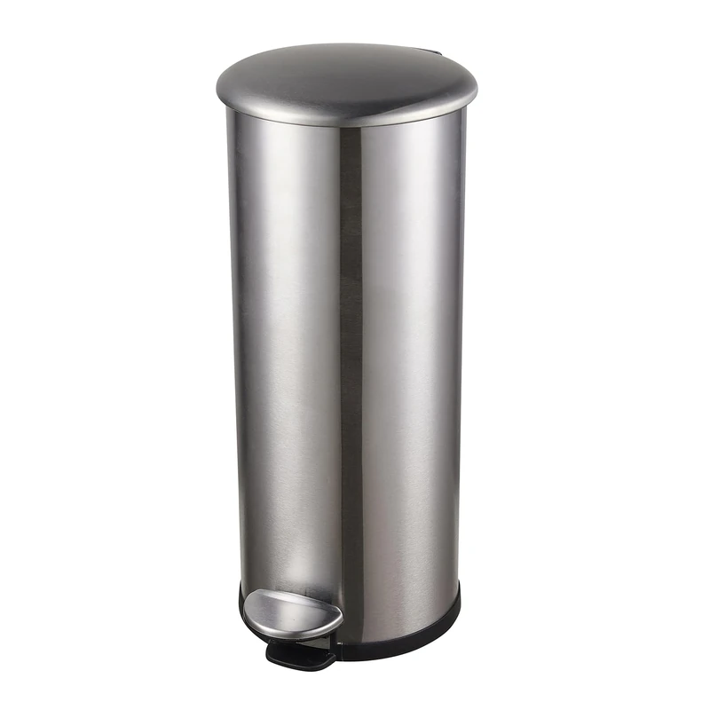 Helit H2406600 – The Zinc Rubbish Bin 20 Litres Stainless Steel Pedal Bin