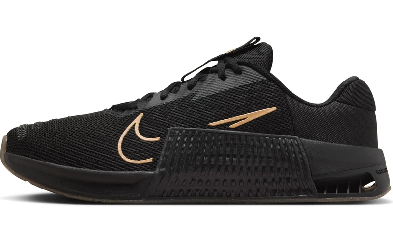 Nike Mens Metcon 9 Men s Workout Sh Sneaker, Black Sesame Gum Light Brown A, 8.5 UK