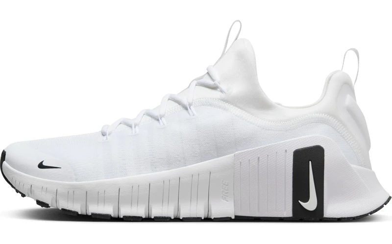 Nike Men's Free Metcon 6 Workout Shoes, White/Black/White, 12