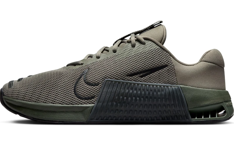 NIKE Men's Metcon 9 Sneaker, Light Army Black Cargo Khaki Sequoia, 10.5 UK