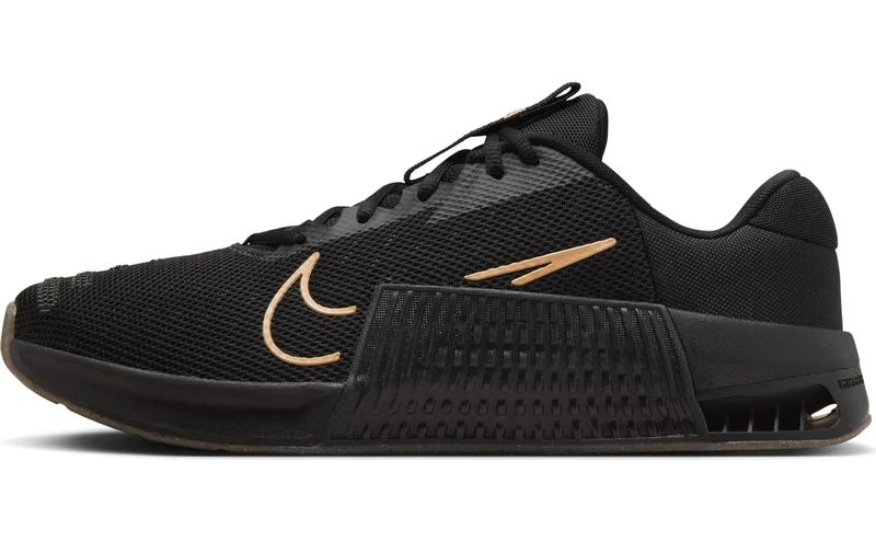 Nike Men's Metcon 9 Cross Trainers, Black/Sesame-Gum Light Brown-A, 7.5
