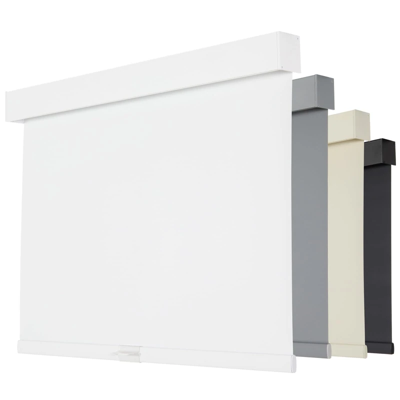 Persilux Blackout Roller Blinds for Windows, Cordless Free-Stop Roller Shades with Valance, Thermal Insulated Fabric Window Blinds, UV Protection Shades for Home and Bedroom (White,32" W x 72" H)