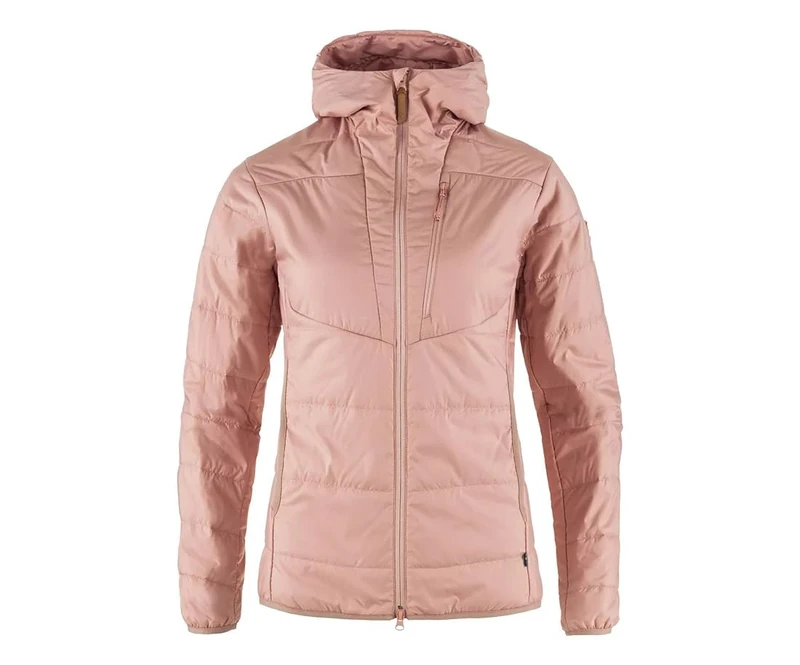 FJALLRAVEN 89630-302 Keb Padded Hoodie W Sweatshirt Women's Chalk Rose Size L