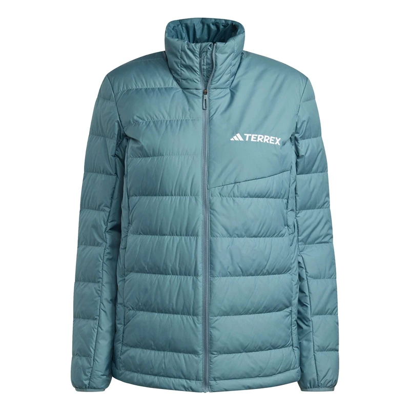 adidas Women's Terrex Multi Light Down CLIMAWARM Jacket, preloved teal, L
