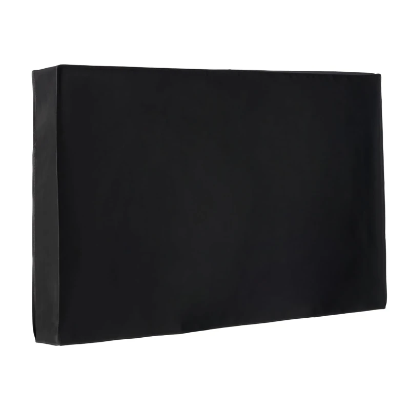 Amazon Basics Waterproof Outdoor TV Cover for 48 - 50 inch Flat-Screen TVs, 119.4 x 13.7 x 75.4 cm, Black - Image 1