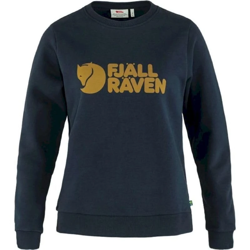 FJALLRAVEN 84143-555-230 Fjällräven Logo Sweater W Sweatshirt Women's Dark Navy-Chestnut Size XS