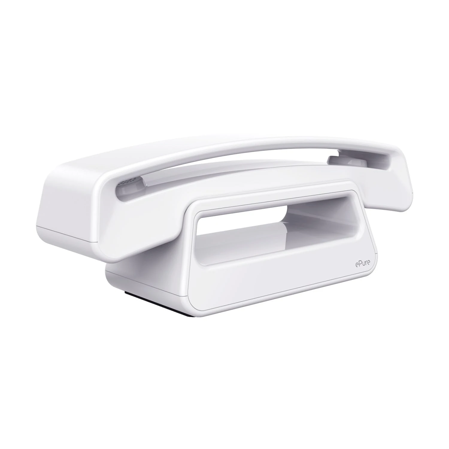 ALCATEL ePure Iconic - Cordless Phone DECT - Classic Design - Large Highly Legible GraphicDisplay - Handsfree - Call Barring - White
