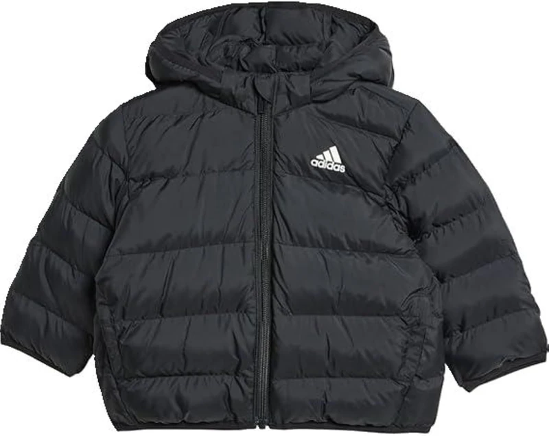 adidas Unisex Baby SYNTHETIC DOWN JACKET, black/black/black, 0-3 Months