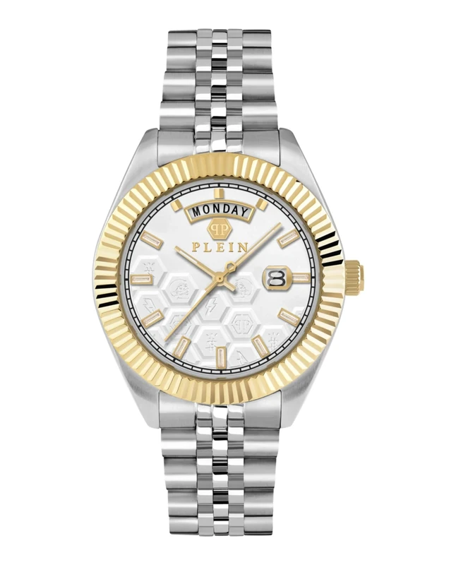Philipp Plein Men's Analogue Quarz Watch with Stainless Steel Strap PWPVA0324