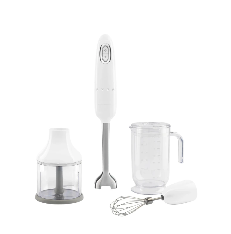 Smeg Hand Blender with an Accessories 700 W 50's Style - White - HBF03WHEU