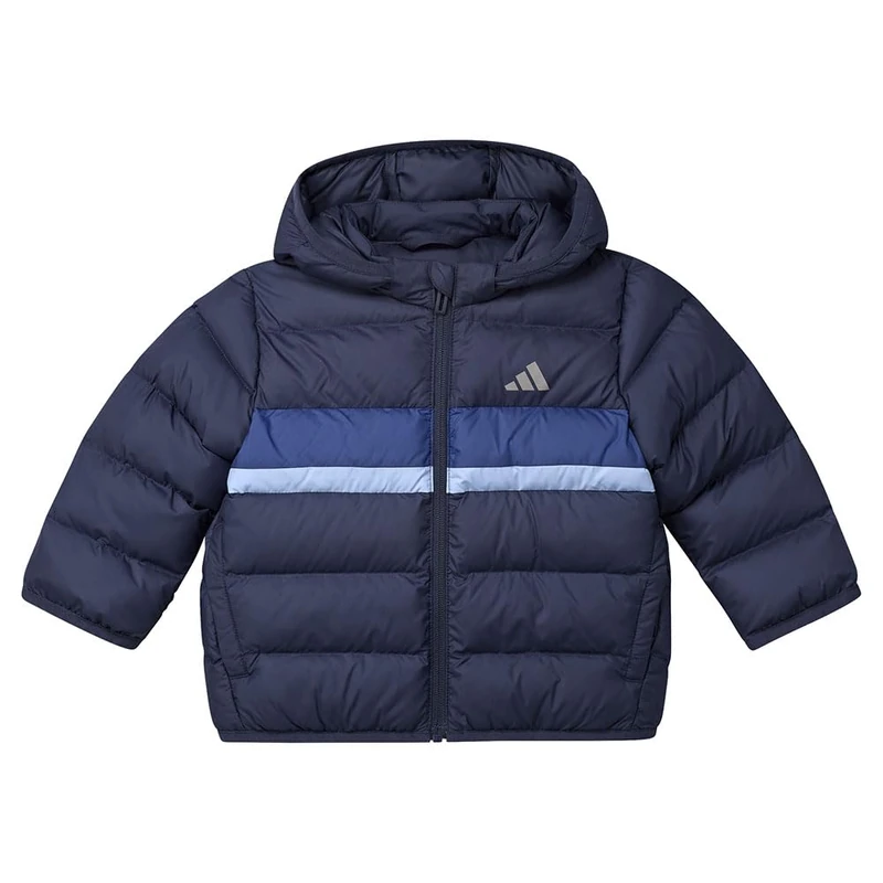 adidas Unisex Baby SYNTHETIC DOWN JACKET, dark blue/team royal blue/glow blue, 12-18 Months