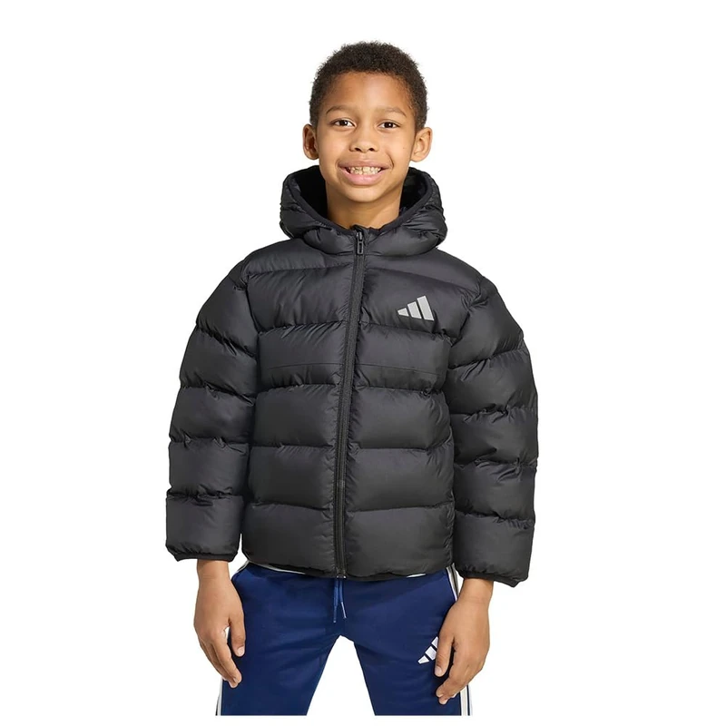 adidas Unisex Kids SYNTHETIC DOWN JACKET, black/black, 6-7 Years
