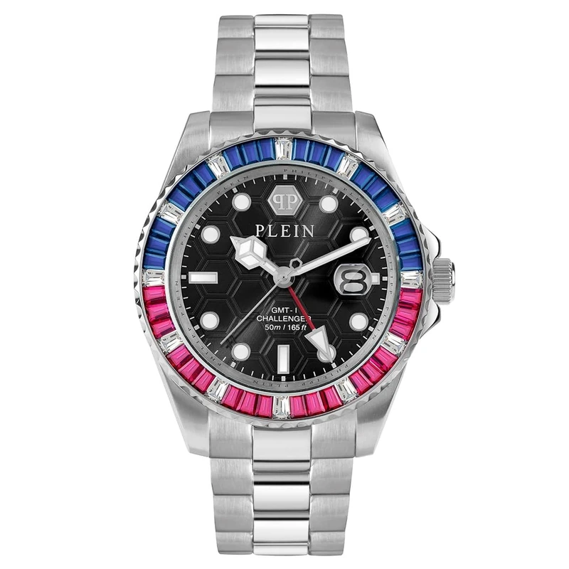 Philipp Plein Men's Analogue Quarz Watch with Stainless Steel Strap PWPZA0124