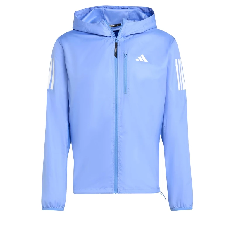 adidas Men's Own the Run Jacket, Blue Fusion, S