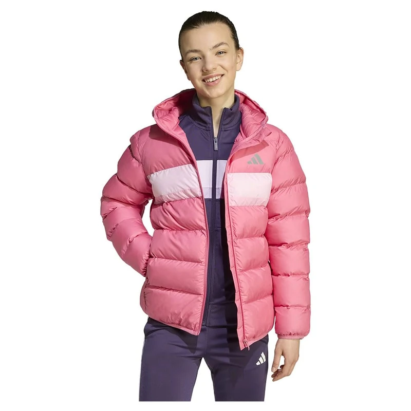 adidas Unisex Kids SYNTHETIC DOWN JACKET, pink fusion/clear pink/true pink, 15-16 Years