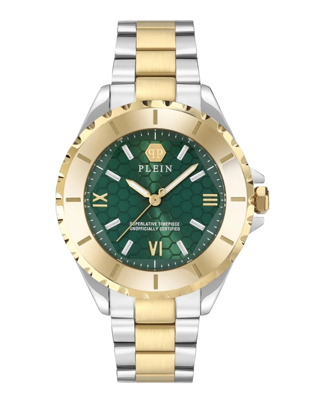 Philipp Plein Women's Analogue Quarz Watch with Stainless Steel Strap PWPOA0724